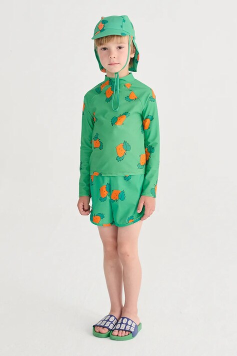 Bobo Choses longsleeve kąpielowy dziecięcy Curious Turnip kolor zielony B126AC130