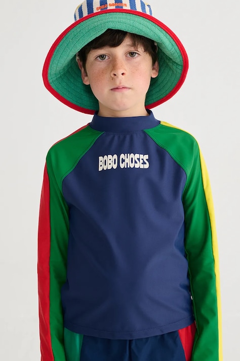 Bobo Choses longsleeve kąpielowy dziecięcy kolor granatowy B126AC132