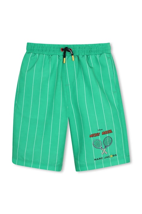 Dětské plavkové šortky Marc Jacobs zelená barva, W60799