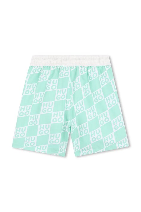 Детские шорты для плавания HUGO цвет бирюзовый G00979