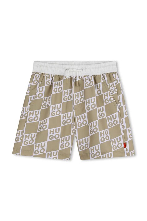 Детские шорты для плавания HUGO цвет бежевый G00979
