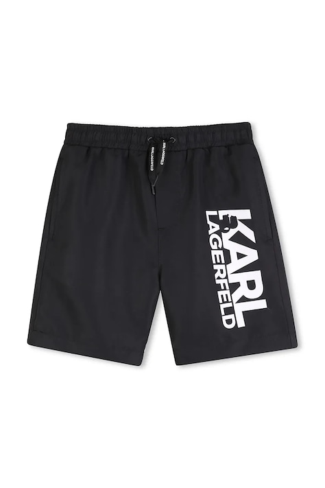 Dječje kratke hlače za kupanje Karl Lagerfeld boja: crna, Z31079