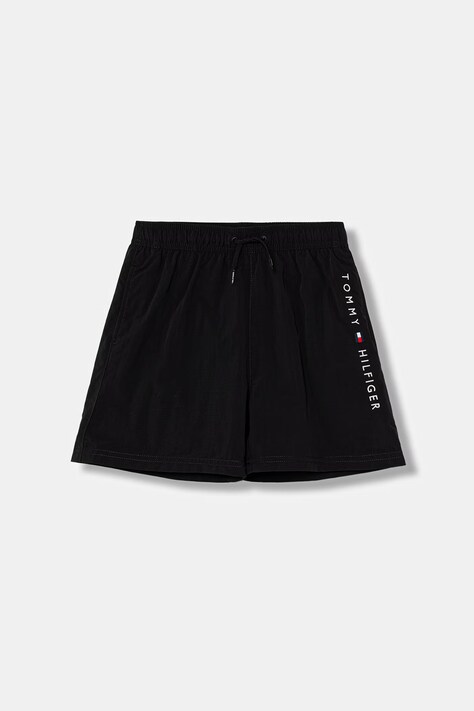 Tommy Hilfiger szorty kąpielowe dziecięce czarne UB0UB00589