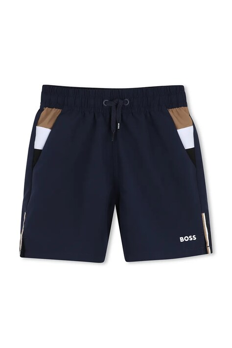 Dječje kratke hlače za kupanje BOSS boja: tamno plava, J52898