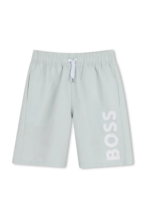 Παιδικό σορτς κολύμβησης BOSS χρώμα: τιρκουάζ, J53171