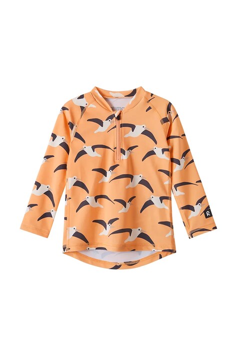 Reima longsleeve kąpielowy dziecięcy Tuvalu UV 50+ pomarańczowy 5200133B