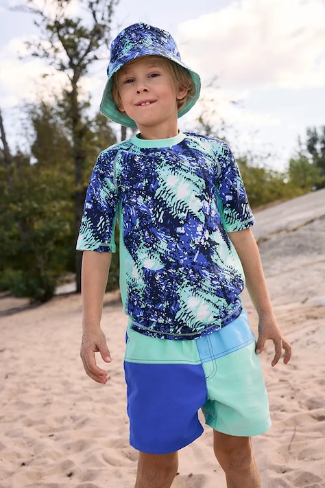 Reima szorty kąpielowe dziecięce Palmu niebieskie 5200157B