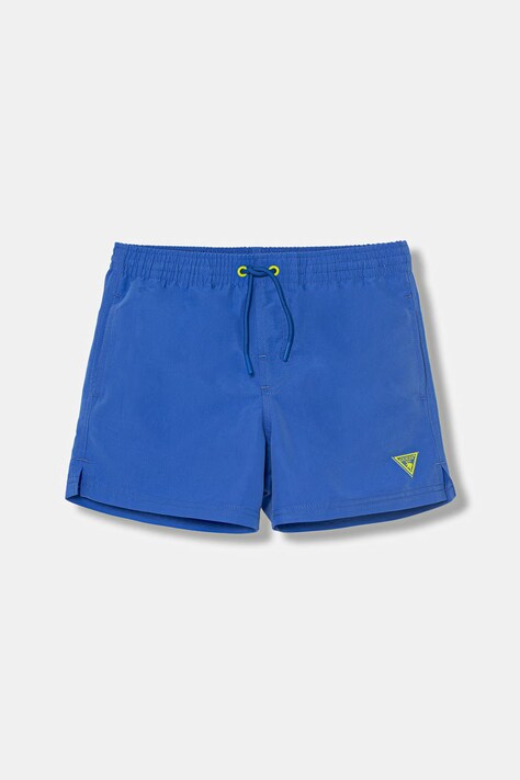 Guess szorty kąpielowe dziecięce niebieskie L6GZ03 WG282