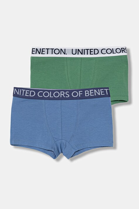 United Colors of Benetton bokserki dziecięce bawełniane z elastanem 2-pack multicolor 3OP80X230