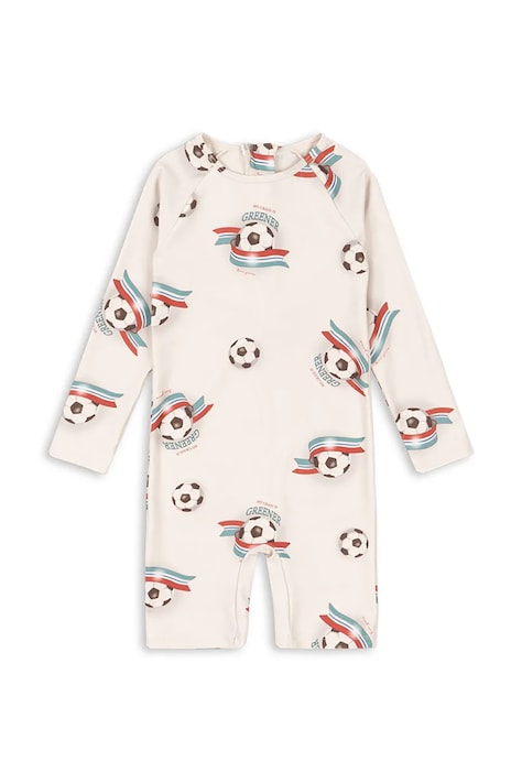 Konges Sløjd kombinezon za plažu za djecu ASTER ONESIE GRS bež KS105265