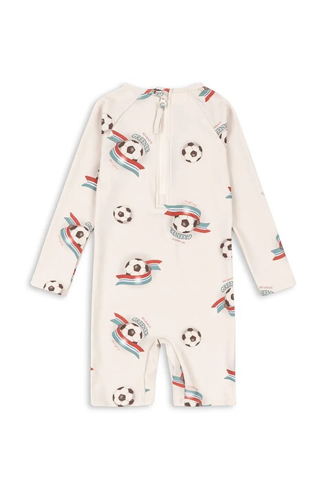 Konges Sløjd пляжний комбінезон дитячий ASTER ONESIE GRS — SS26-BIB067, бежевий — фото 2