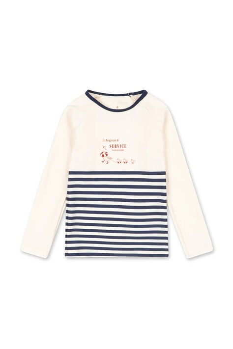 Konges Sløjd longsleeve kąpielowy dziecięcy ASTER SWIM BLOUSE GRS beżowy KS105266