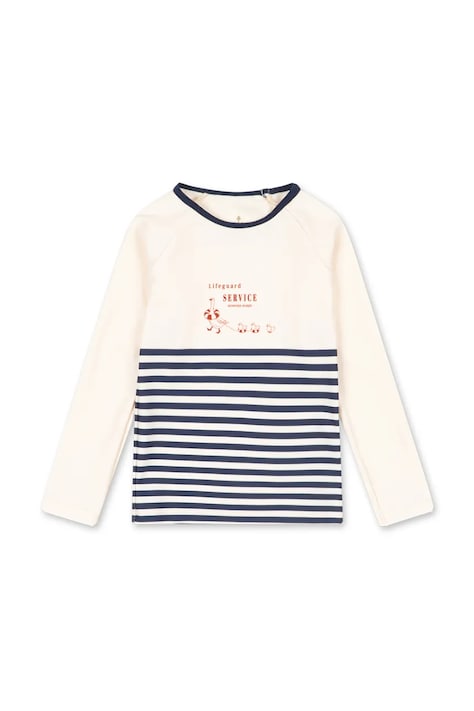 Konges Sløjd longsleeve kąpielowy dziecięcy ASTER SWIM BLOUSE GRS beżowy KS105266