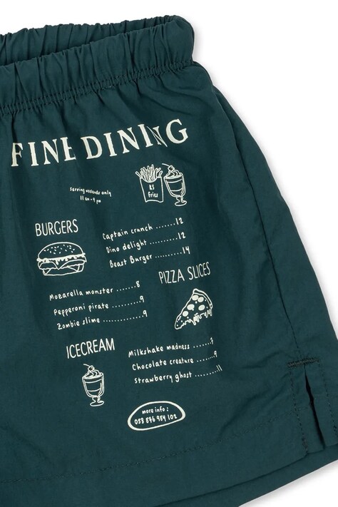 Konges Sløjd шорти для плавання дитячі POMIO SHORT SWIM SHORTS GRS — SS26-BIB06A, бірюзовий — фото 3