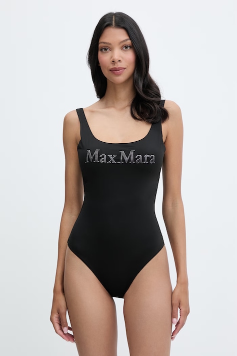 Max Mara Beachwear strój kąpielowy jednoczęściowy damski CARISMA czarny 2616831229600