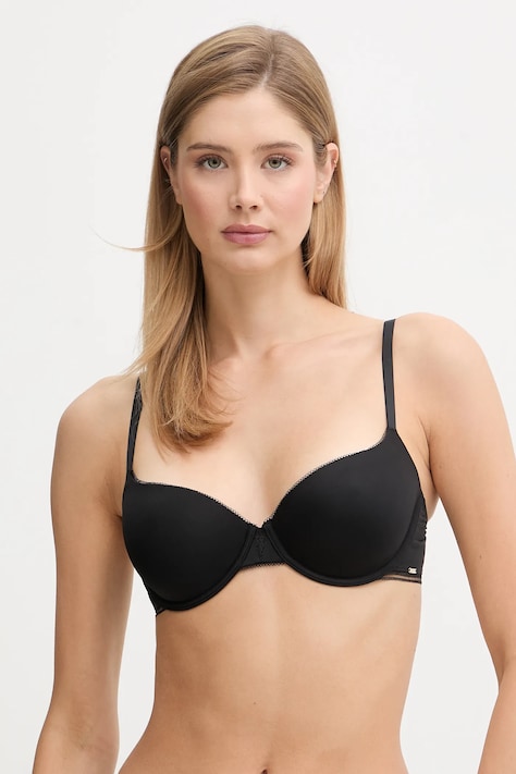 Σουτιέν BOSS DEMI B.PURE χρώμα: μαύρο, 50545336