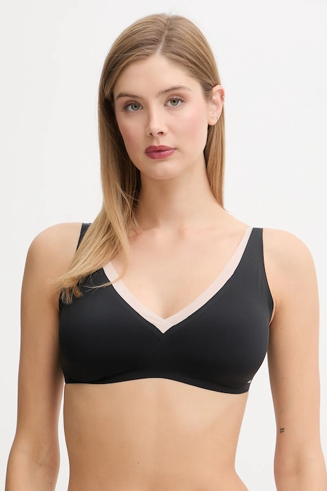 BOSS biustonosz UNLINED B.MIRAGE kolor czarny gładki 50556262