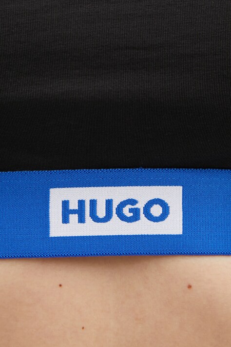 Бюстгальтер Hugo Blue TWIN BLUE BRALETTE TWIN BLUE BRALETTE — SS26-BID03B, чорний — фото 4