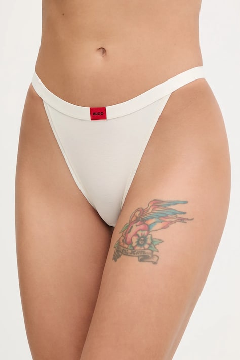 HUGO figi SIGNATURE BRIEF kolor beżowy 50557278