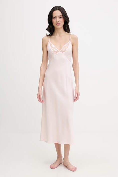 Нощница Chantelle IDYLL дамска в розово C1ARW0