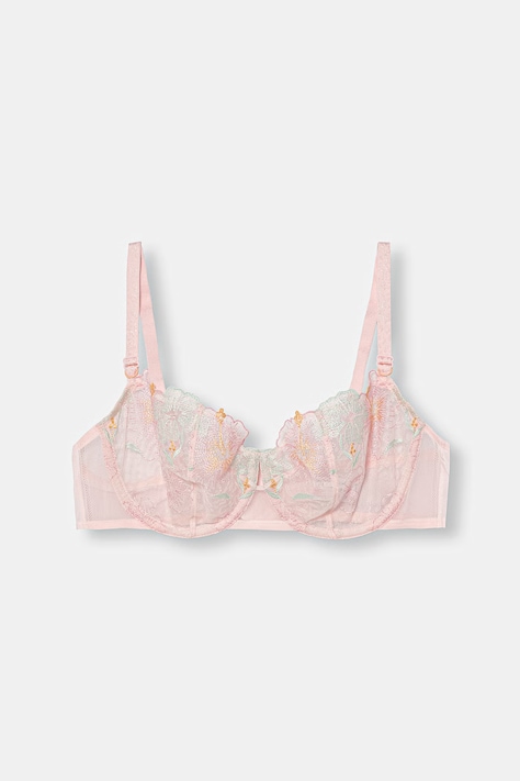 Chantelle biustonosz DAYDREAM kolor różowy transparentny C1ACM5