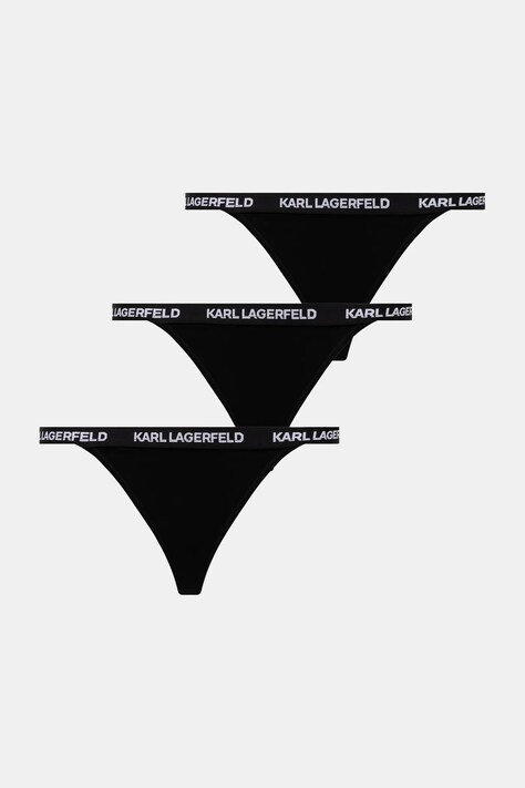 Σλιπ Karl Lagerfeld 3-pack χρώμα: μαύρο, B1W47032