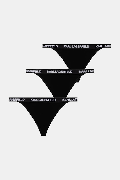 Σλιπ Karl Lagerfeld 3-pack χρώμα: μαύρο, B1W47032