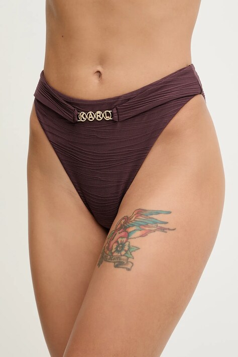 Karl Lagerfeld figi kąpielowe kolor brązowy B1W46039