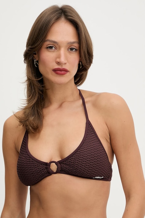 Karl Lagerfeld sutien de baie culoarea maro, cupa usor rigidizata, B1W46034