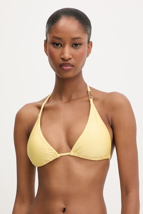 Karl Lagerfeld biustonosz kąpielowy damski żółty A3W46009