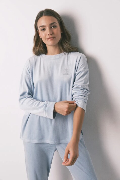 Піжама women'secret — SS26-BID0AN, блакитний — фото 3
