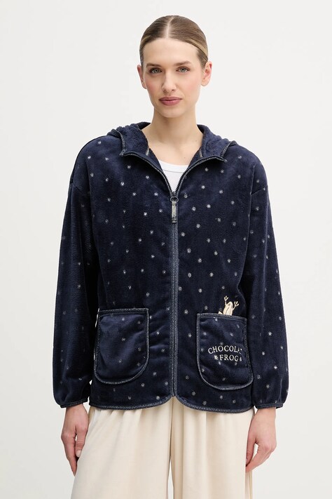 women'secret szlafrok HARRY POTTER damskie kolor granatowy 4412217