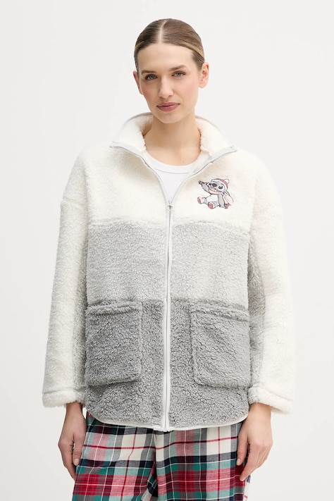 women'secret bluză pijama LILO & STITCH culoarea bej, 4412221