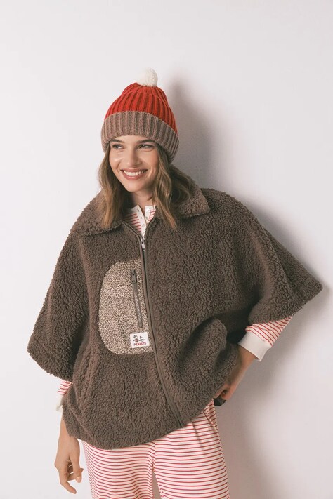 Župan women'secret SNOOPY hnědá barva, 4412226