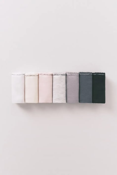 women'secret stringi 7-pack kolor biały 4932689