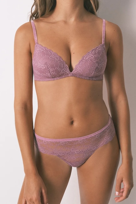 women'secret figi kolor różowy z koronki 4982651