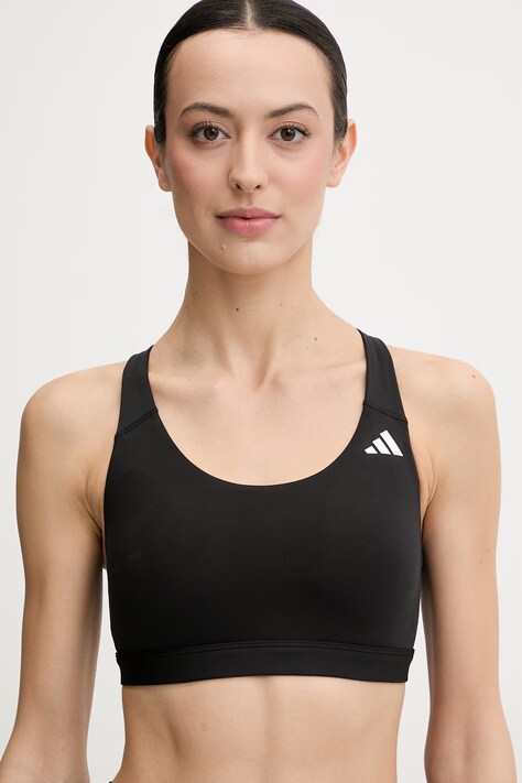 adidas Performance biustonosz sportowy Optime Essentials kolor czarny gładki JN6892