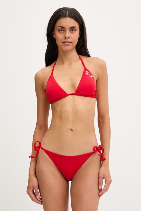 EA7 Emporio Armani strój kąpielowy dwuczęściowy damski czerwony AF20663.7W000318
