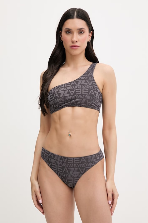 EA7 Emporio Armani strój kąpielowy dwuczęściowy damski szary AF20662.7W001066