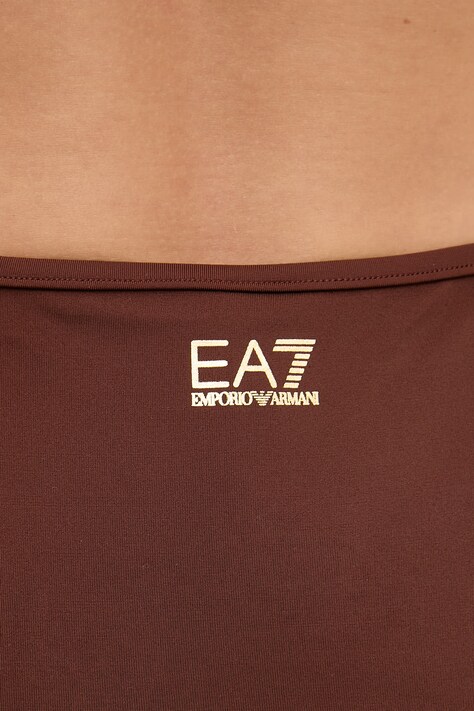 EA7 Emporio Armani роздільний купальник жіночий — SS26-BID0GY, коричневий — фото 6