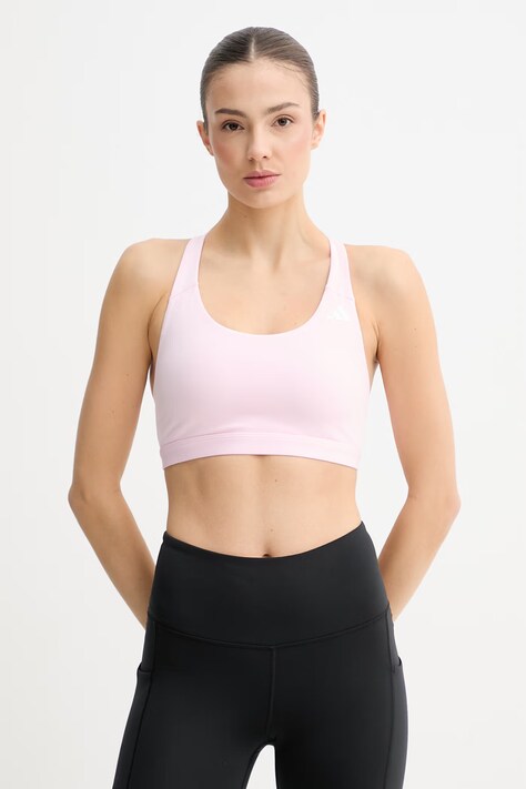 adidas Performance biustonosz sportowy Optime różowy KA4730