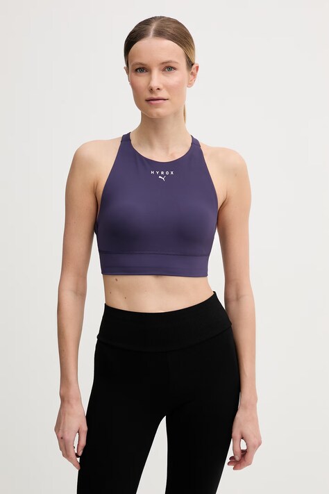 Puma biustonosz sportowy Shapeluxe HYROX fioletowy 527854
