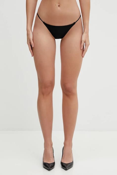 Plavkové nohavičky Coperni Crystal Logo čierna farba, COPSW03F5021B