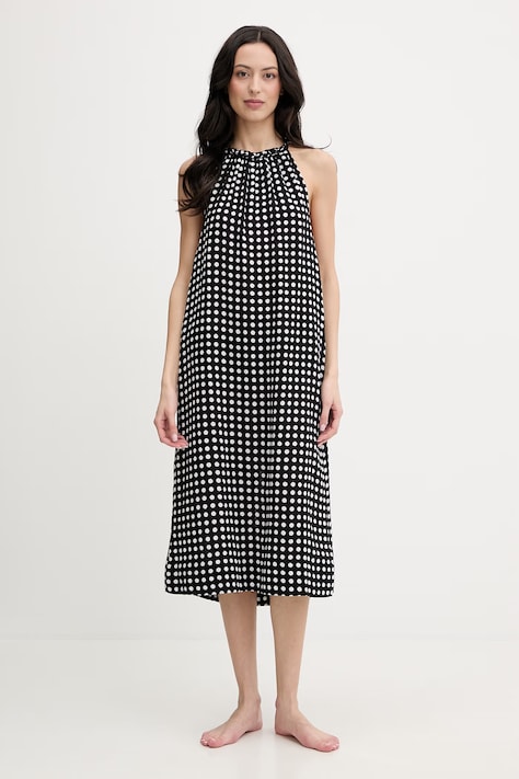 Chantelle rochie de plajă din bumbac culoarea negru, C1ANW0