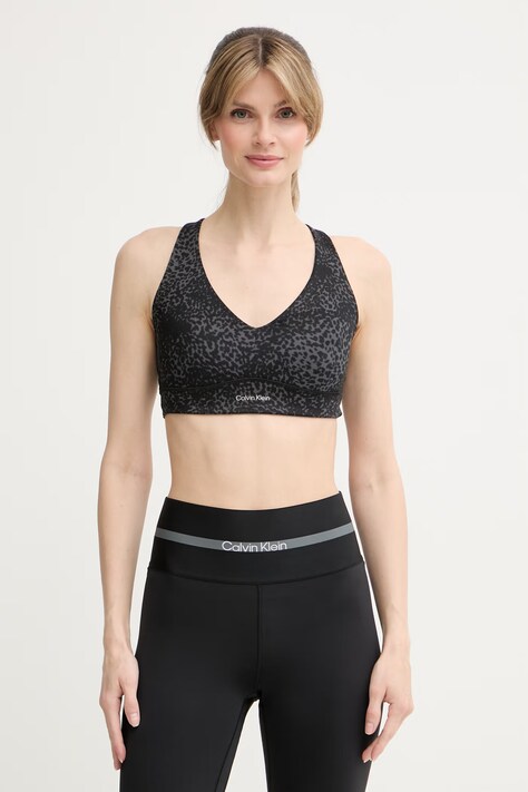Calvin Klein Performance biustonosz sportowy szary LVGWF5K148