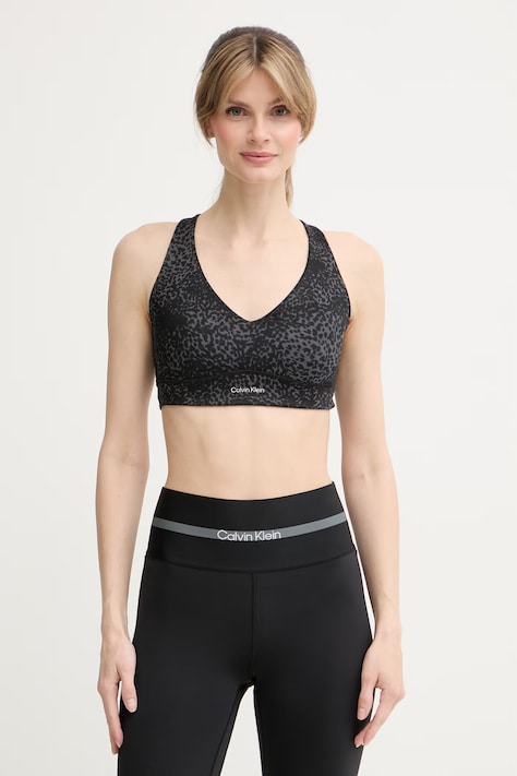 Calvin Klein Performance biustonosz sportowy szary LVGWF5K148