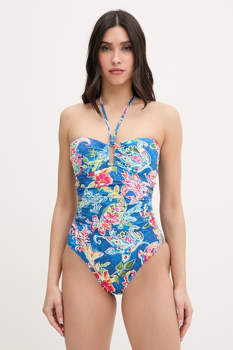 Lauren Ralph Lauren strój kąpielowy jednoczęściowy damski granatowy 20639218