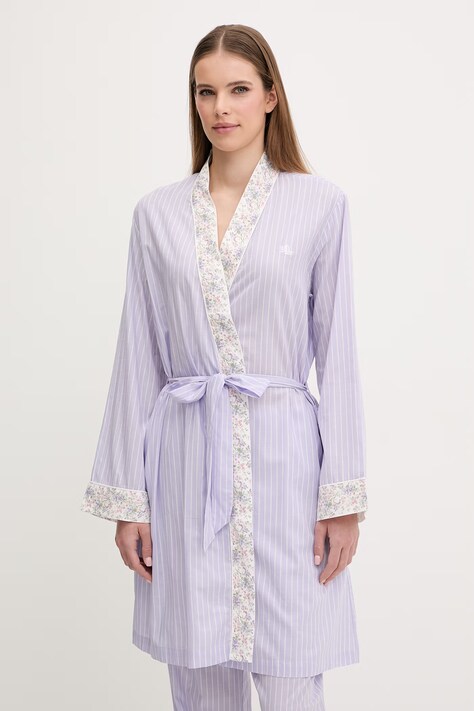Lauren Ralph Lauren szlafrok kolor fioletowy ILN42497