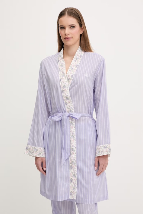 Lauren Ralph Lauren szlafrok kolor fioletowy ILN42497