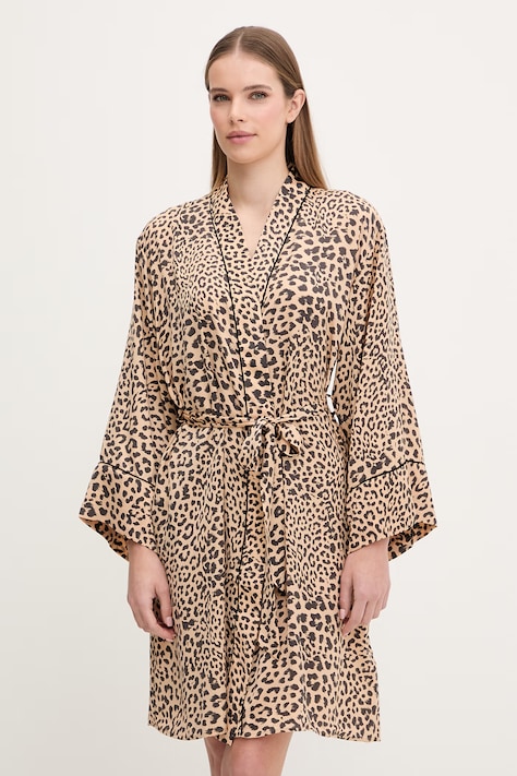 Dkny szlafrok kolor beżowy YI10099